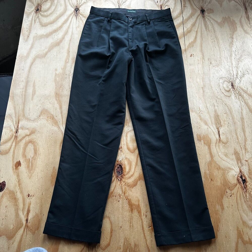 Dockers Recode Micro Drape Pleated Cuffed Pants - Size 34x32